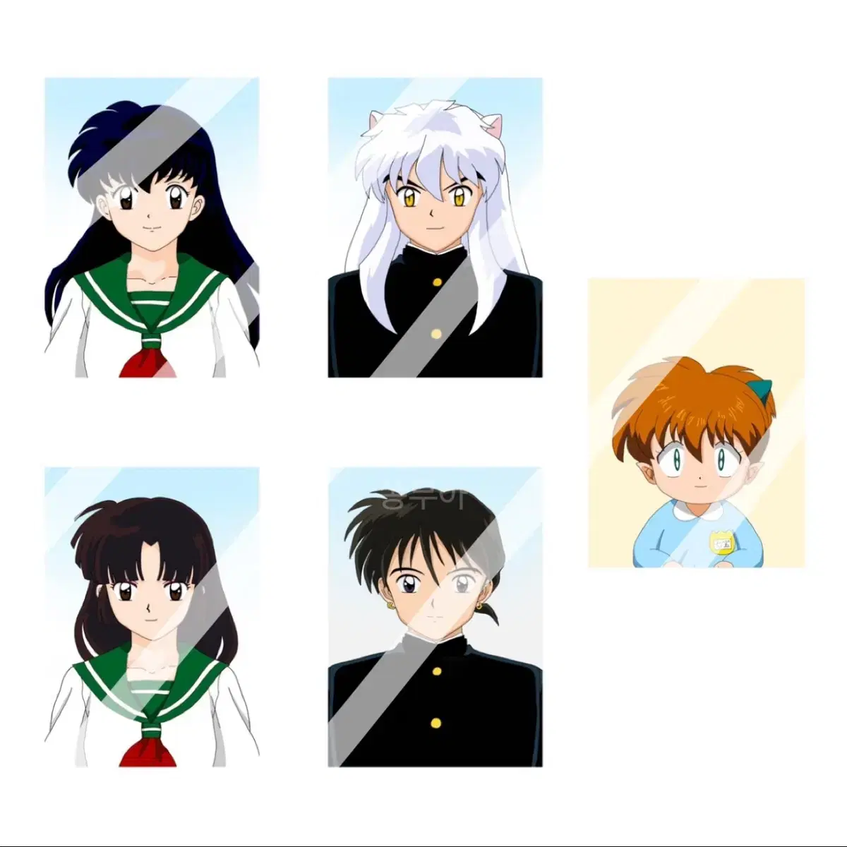 犬夜叉証明写真(バッチ) - 個別に購入可能 O